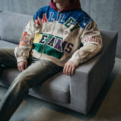 Valley Dreams - Vale Forever Wonderland Zip Up 'Cream/Multi'