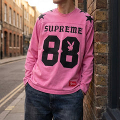 Supreme x Playboy Long-Sleeve Top 'Pink'