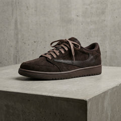 Air Jordan 1 Low OG SP X Travis Scott 'Velvet Brown'