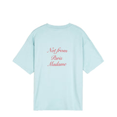 Drole de Monsieur Le T-Shirt Slogan Calligraphy