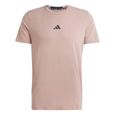 Adidas Men Designed for Training Workout Tee Pink