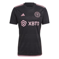 Adidas Men Inter Miami CF 23/24 MLS Away Black Pink Jersey HI1888