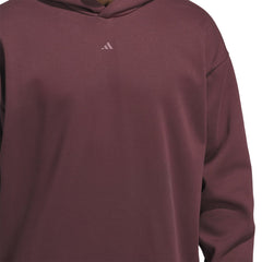Adidas Unisex Basketball Fleece Hoodie Aurora Ruby JD6145