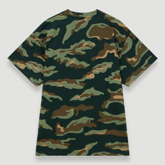 Bel-Air Athletics Men Camo Regular T-Shirt Emb Logo Military Green