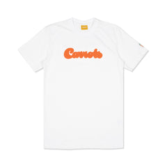 Carrots Men Cursive Tee White