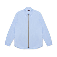 CLOT Men Zip Shirt Blue