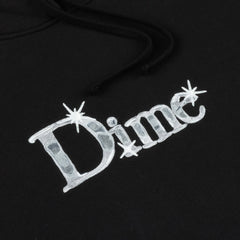 Dime Classic Shiny Hoodie Black