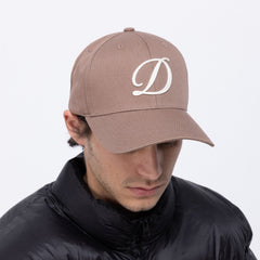 Dime Cursive D Full Fit Cap Tan