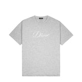 Dime Cursive T-Shirt Heather Gray
