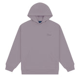 Dime Men Classic Small Logo Hoodie Plum Gray