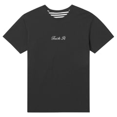 Huf Fuck It Reversible Short Sleeve Knit Top Black Men KN00114-BLK