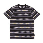 Huf Men Daisy Stripe SS Knit Top Black KN00290-BLK