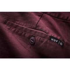 HUF TWILL WALK SHORT WINE HUFPT51003-WNE