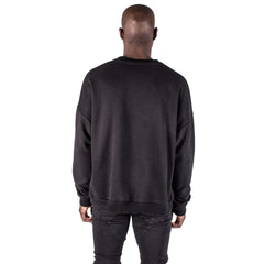 Kollar Contrast Rib Crewneck Black Men CTRCN-BLK