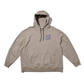 LAKH Embroidery Hooded Sweatshirt Ash