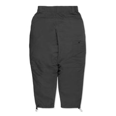 LAKH Men Trapezoid Pockets Utility Pants Grey