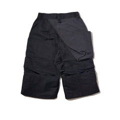 LAKH Reformed Heli-Crew Flared Pants Black