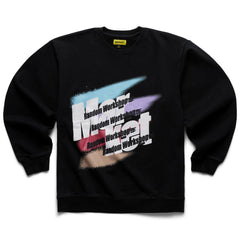 Market Men Random Workshop Splatter Crewneck Sweatshirt Charcoal