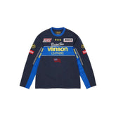 Supreme x Vanson Leathers Long-Sleeve Top 'Navy'