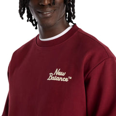 New Balance LNY Crew Sweatshirt Mercury Red