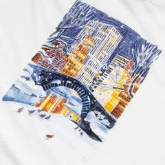 Only NY Central Park Flurries Long Sleeve T-Shirt White