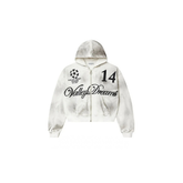 Valley Dreams - Vale Forever Oreo 14 Zip Up Hoodie 'Dest/Smoke'