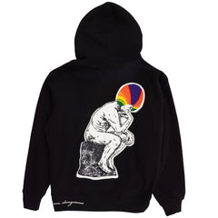 Pleasures Men Discourse Hoodie Black
