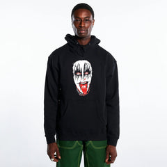 Pleasures Men Mouth Hoodie Black