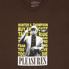 Pleasures Men No Smoking T-Shirt Brown