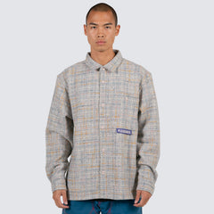 Pleasures Men Periodic Work Shirt Grey