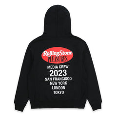 Pleasures Men Rolling Stone Hoodie Black