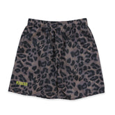 Pleasures Men Running Short Brown Leopard