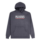 Pleasures Men Satisfaction Hoodie Asphalt