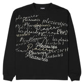 Pleasures Men Shatter Long Sleeve Shirt Black