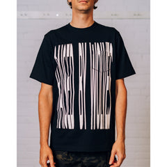 Raised By Wolves Stretch Tee Black