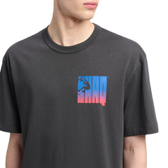 Reebok Men Shaq Silo Logo Tee Washed Black 100218846