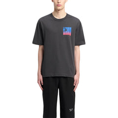 Reebok Men Shaq Silo Logo Tee Washed Black 100218846