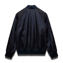 Reigning Champ Men Econyl Satin Nylon Stadium Jacket Navy RC-4288-NVY