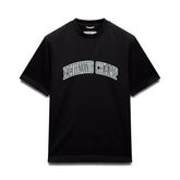 Reigning Champ Men Knit Midweight Jersey Collegiate T-Shirt Black White RC-1548-BLW