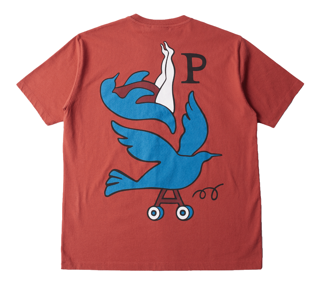 by Parra Wheeled Bird T-Shirt