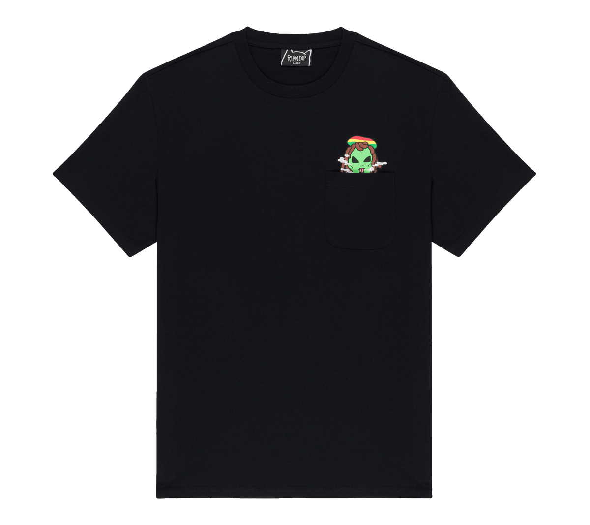 RIPNDIP "Rasta Alien" Pocket T-Shirt