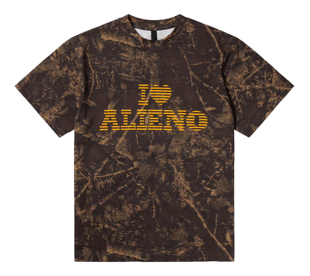 No Problemo "I Love Alieno" Camo T-Shirt
