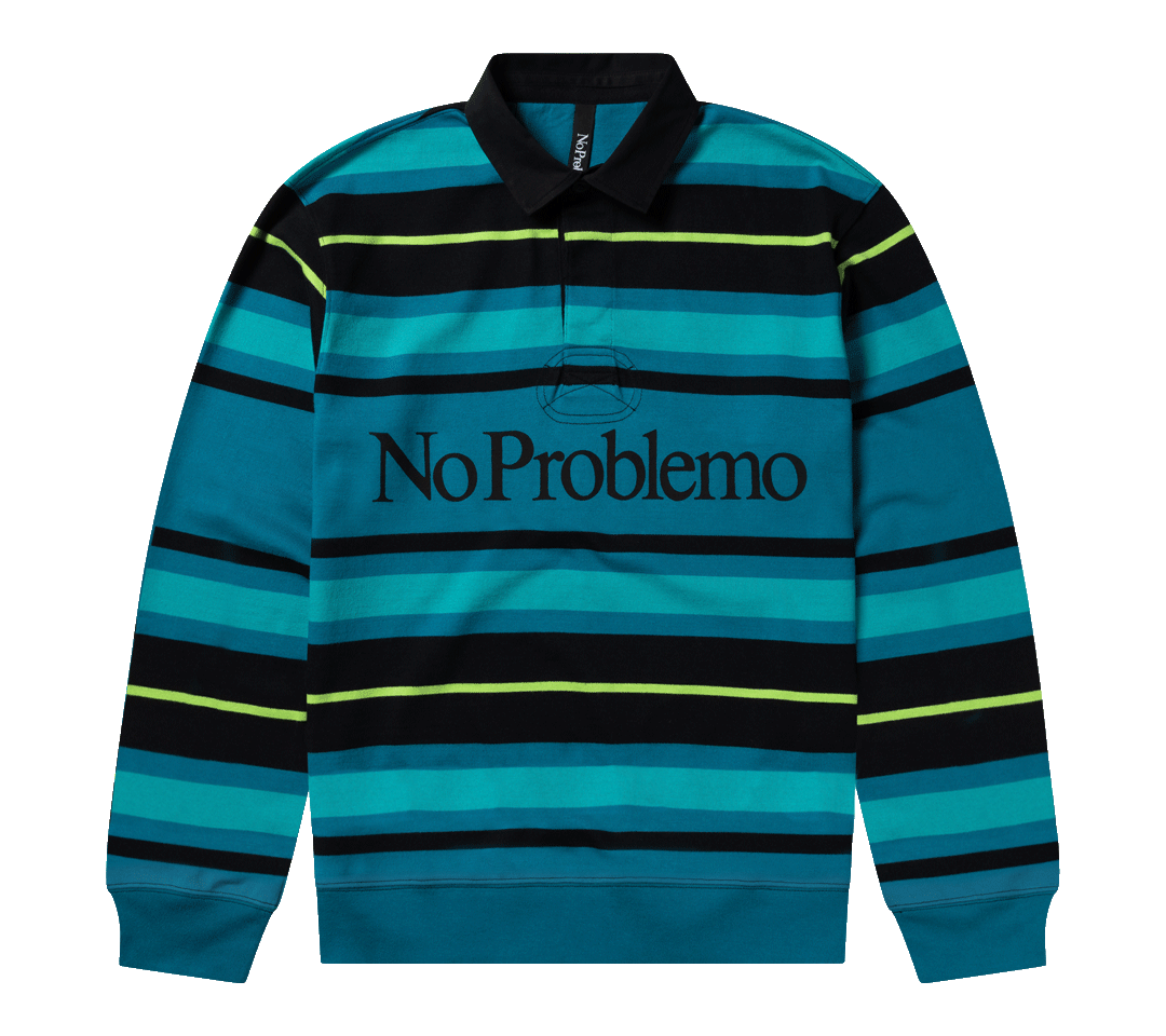 No Problemo Striped L/S Rugby