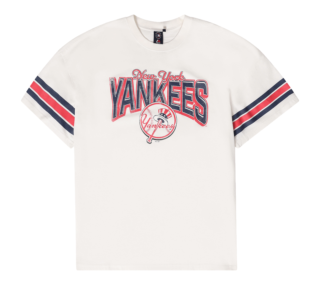 Majestic Athletic "Vintage Stripe Arch" T-Shirt