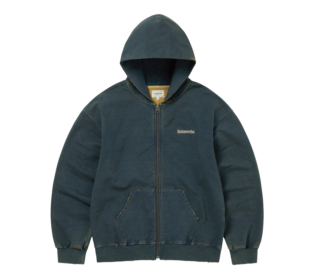 thisisneverthat® Damaged Zip Up Hood