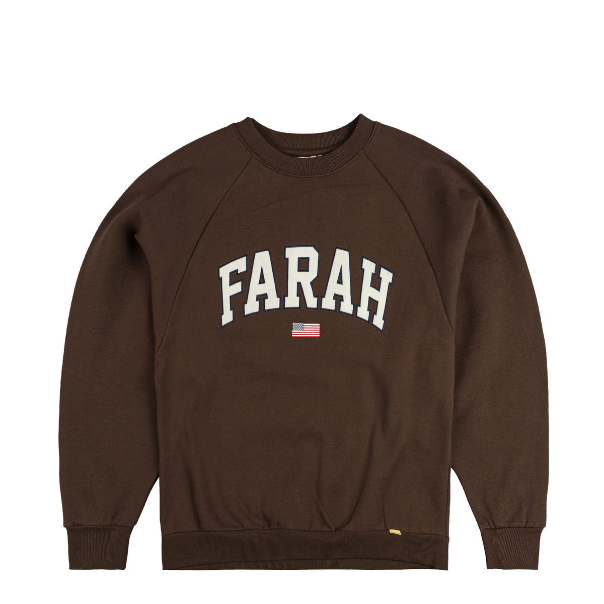 Farah Japan Embroidered Patch Logo Sweatshirt College Logo