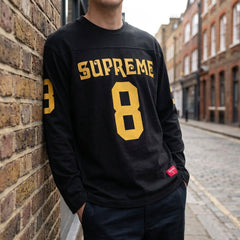 Supreme Affiliated Long-Sleeve Football Top 'Black'