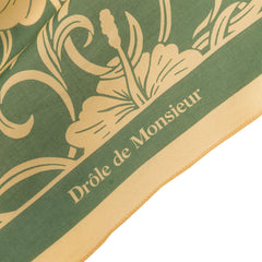 Drole de Monsieur	Foulard Monogramme Hibiscus