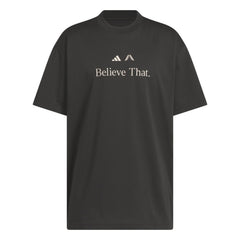 Adidas Ant Believe Tee Anthony Edwards Black Taupe JW4292