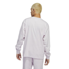 Adidas Originals Unisex PW Pharrell Williams Humanrace Basics Long Sleeve Tee Almost Pink HN3436
